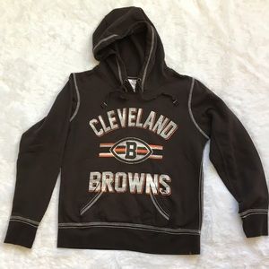 Women Cleveland Browns sweatshirt NFL size M